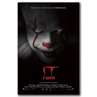 D-347 Hot IT 2017 Movie Stephen King Horrible Film PennyWise 27x40IN Art Poster