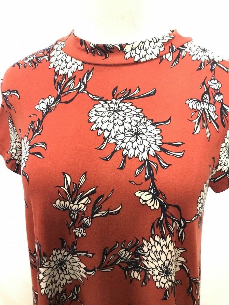 ⭐︎希少⭐︎CARAMEL VINTAGEFLORAL PRINT DRESS 8A Peyton 100% Cotton Maxi Dress in Mocha Floral - Bump Friendly (XS