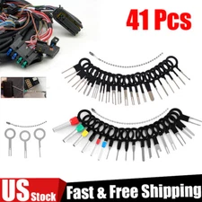 41pcs Wire Terminal Removal Tool Car Electrical Wiring Crimp Connector Pin Kit