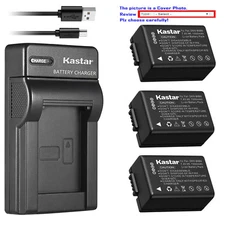 Kastar Battery Slim USB Charger for Panasonic DMW-BMB9E & DMC-FZ70K FZ80K Camera