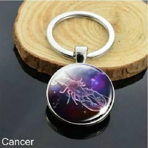 Cancer zodiac shop keychain