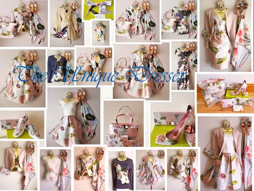 Bnwt Ted Baker "Caniaa" Chatsworth Bloom Long Silk Scarf *Dress Bag Shoes Listed - Picture 3 of 11