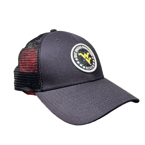 West Virginia Mountaineers New Era 9Forty Men's Snapback Adjustable Hat Cap Blue - Picture 7 of 11