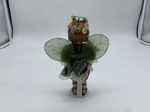 Fata Della Foresta Bambola In Porcellana Fatina Folletto Vintage Altezza 17 Cm - - Foto 4 di 7