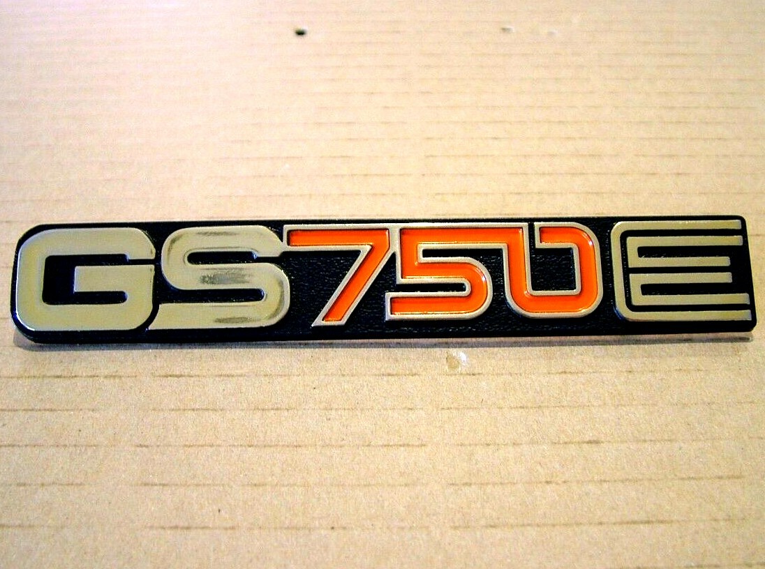 GS750E Side Cover Badge for Suzuki GS 750E 1979 - 1982 New