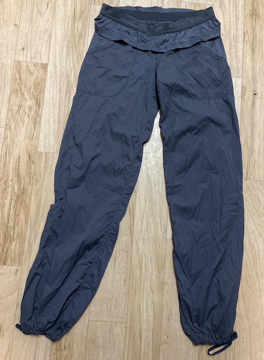 Lululemon studio pants with ruffle waist carbon gray See