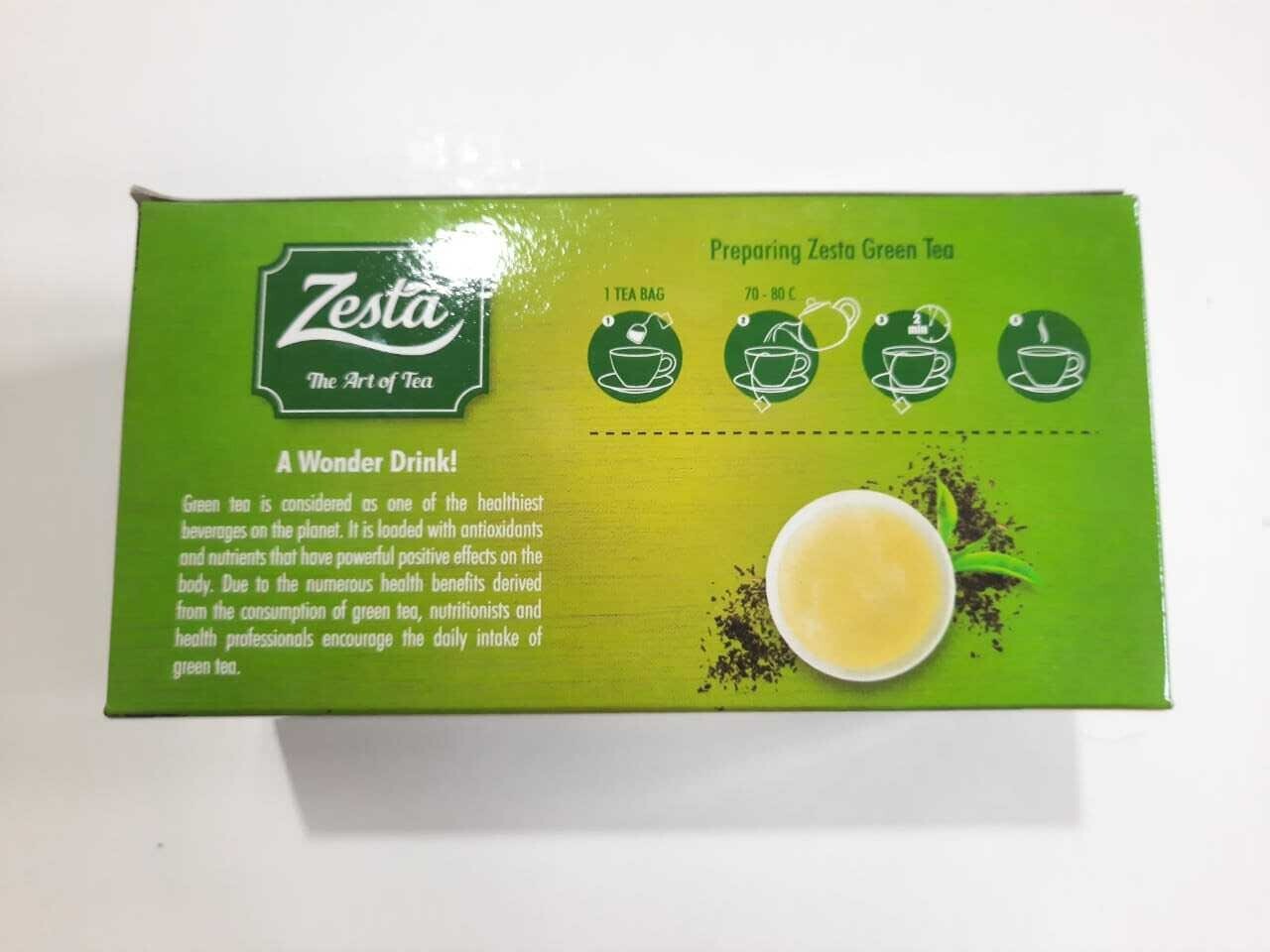 Pure Ceylon Zesta Green Tea Finest Quality Natural Organic Herbal Tea