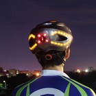 (As Shown)Smart Bike Helmet USB Rechargeable Night Cycling Helmet With Wireless