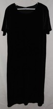 Women's ACW Design Black Velour Dress Size 2X