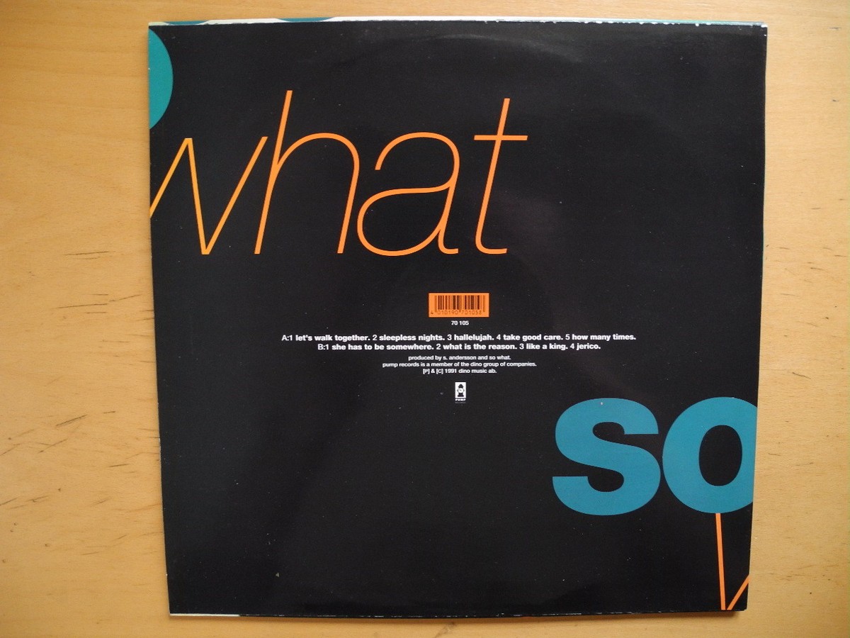 SO WHAT Let's Walk Together LP 1991 Sweden EX | eBay
