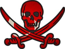 Pirate Sticker Jack Rackham Calico Flag Country TR Turkey