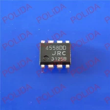 10PCS DUAL OPERATIONAL AMPLIFIER IC JRC DIP-8 NJM4558DD JRC4558DD 4558DD
