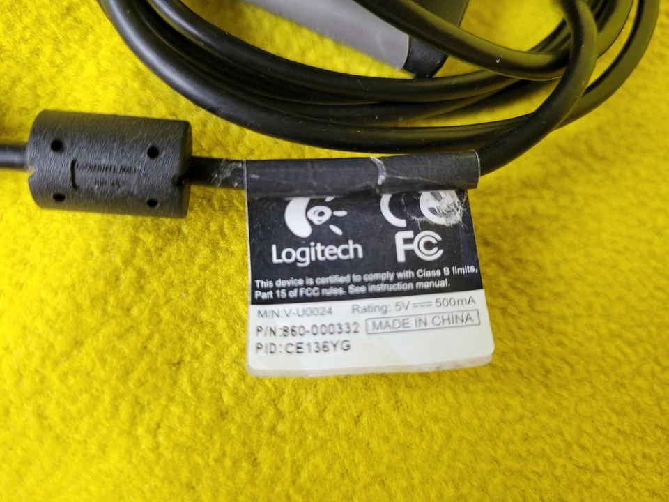 Webcam camera video web cam pc con microfono logitech c-110 - Immagine 3 di 3