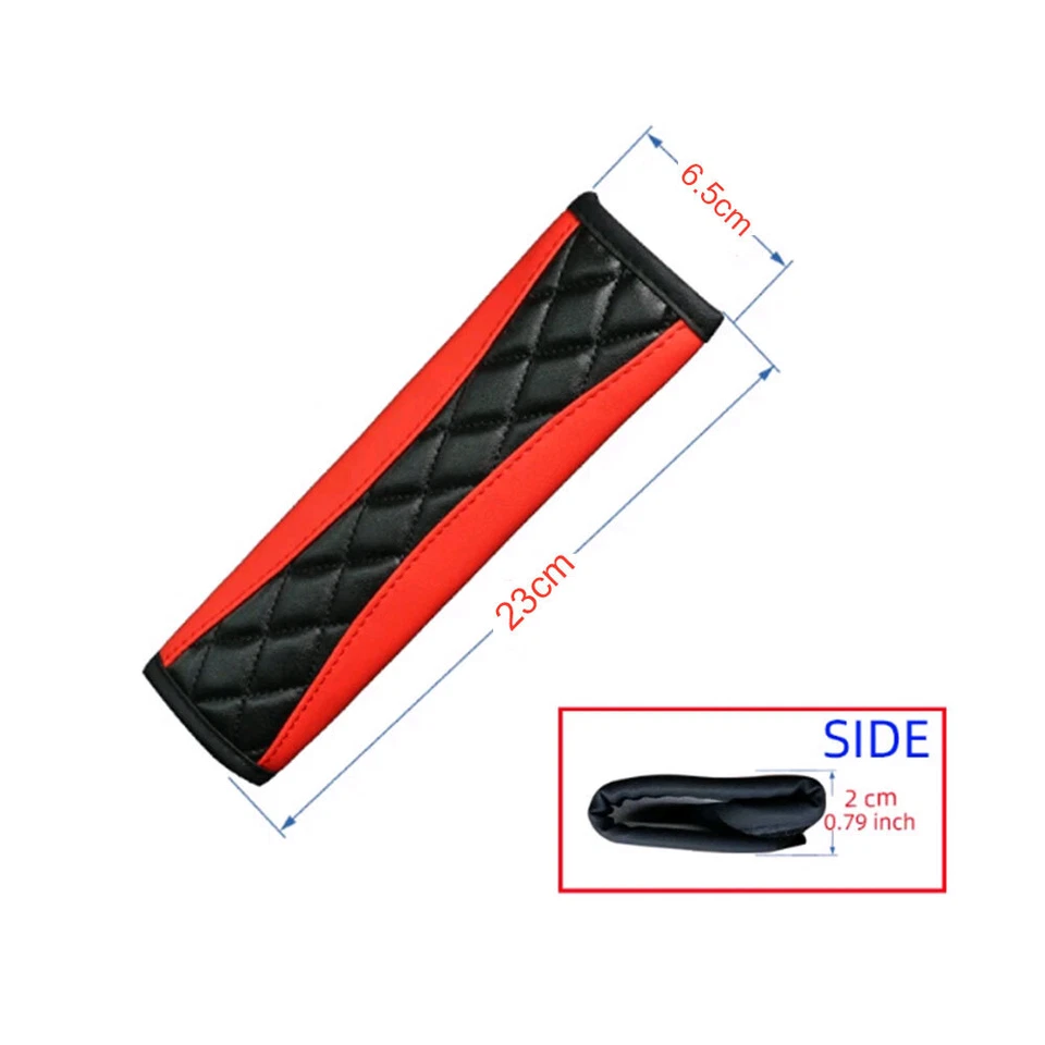 1x Cinturón de Seguridad Universal Coche Almohadilla para el Hombro Correa Comodidad Cojín Funda Accesorios Foto 4 de 4