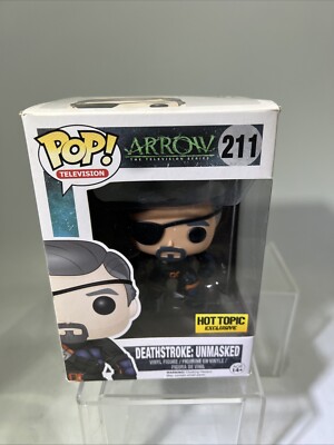 Funko Pop! Television: Deathstroke: Unmasked Arrow TV Series Hot Topic Excl #ML