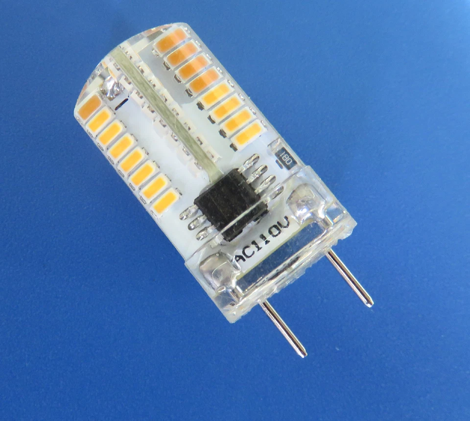 10pcs G8 G8.5 T5 Led Light bulb 64-3014SMD 110V Silicone Lamp Warm White 2700K - Image 2 of 4