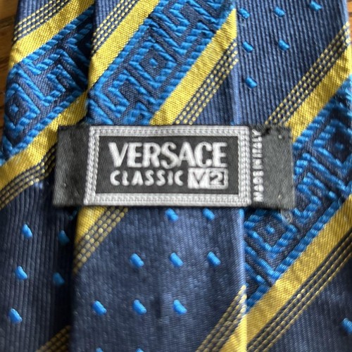 Versace Collection Seidenkrawatte CLASSIC V2 Made in Italy Gold - Bild 1 von 8