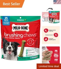 Daily Dental Care Treats for Small/Medium Dogs - Freshen Breath Reduce Tartar