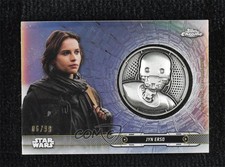 2019 Topps Star Wars Chrome Legacy Blue 6/99 Jyn Erso #DC-KJ 0c3