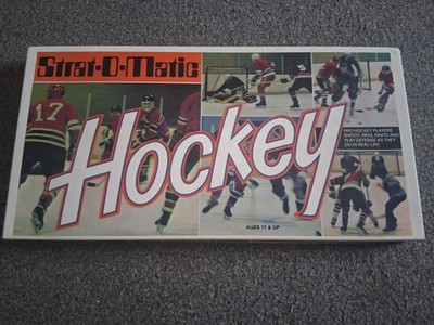 Strat-O-Matic Hockey 1978 Edition Vintage Brettspiel 10 Teams Gretzky braucht Würfel