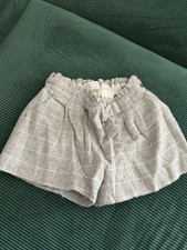 Flanell Baby Zara Girl Hose Karo grau 80 9-12...