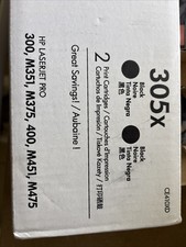Genuine HP LaserJet 305X Black Toner OEM Cartridge CE410X - New Sealed