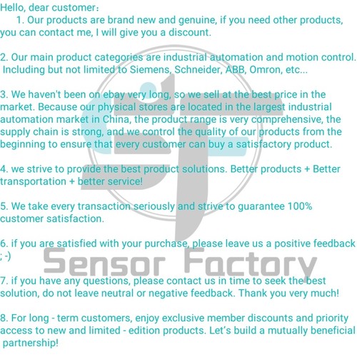 1PC Omron E10017 Sensor New In Box In stock, fast shipping - Picture 5 of 5