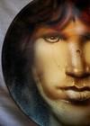 Jim Morrison Doors Spray Paint on Vinyl Record Graffiti Street Pop Art Ray Rivas — photo 3