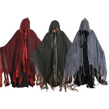 Halloween Hooded Cloak Medieval Renaissance Wizard Cloak Reaper Cosplay Cape