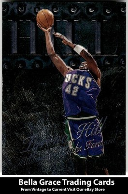 1998-99 Metal Universe Tyrone Hill #103 Milwaukee Bucks NBA Basketball