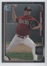 2015 Bowman Draft Chrome Asia Exclusive Black Refractor Yoan Lopez #2 0a1