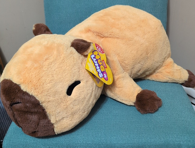 #ad #ad Hug A Lumps 30quot; Weighted Giant Plush 4.4 lbs Cuddly Connie Capybara Series 2 NEW $49.99
