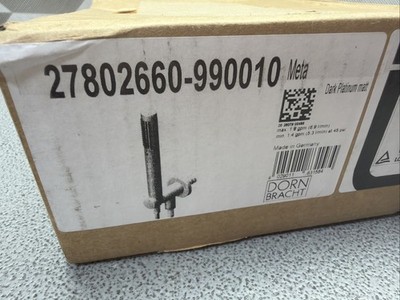 Dornbracht Meta Hand Shower Set Dark Platinum Matt 27802660-990010 ( NEW OTHER )