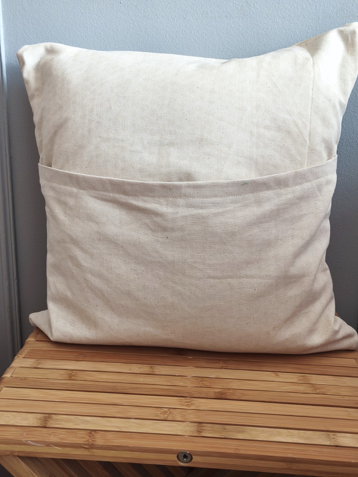 Housse de coussin Robert Einstein 40x40 cm fait main en coton chic - 2