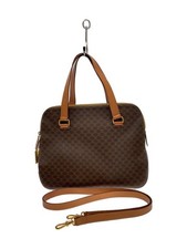 CELINE Handbag PVC BRW All Over Pattern From Japan