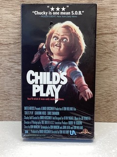Child's Play VHS 1988 Horror Movie Original 1st Edition Nice