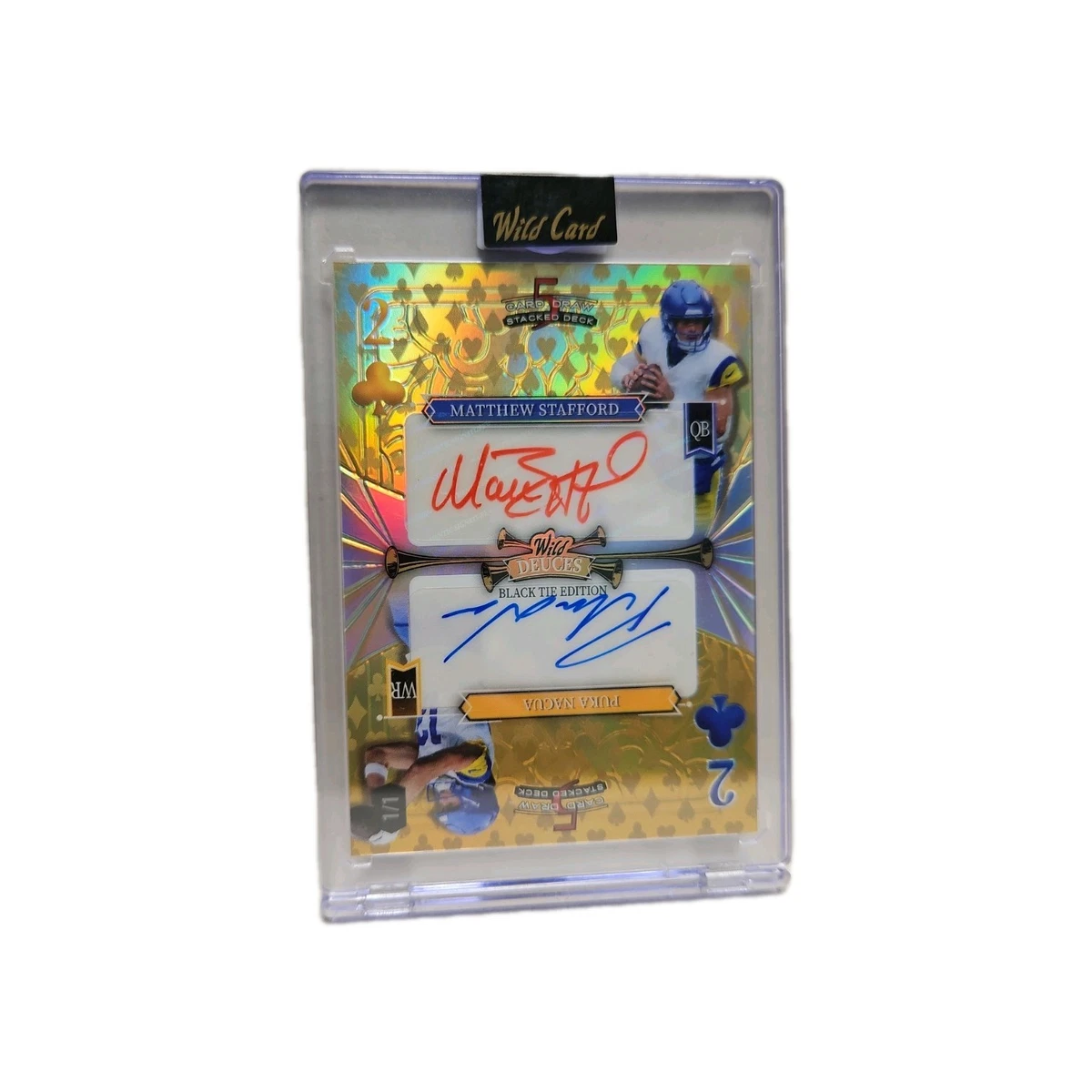Matthew Stafford Autographed Football Sports Trading Cards