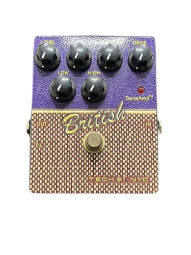 Tech 21 SansAmp British Guitar Amp Simulator Pedal with Tin Case and Papers - Picture 1 of 6