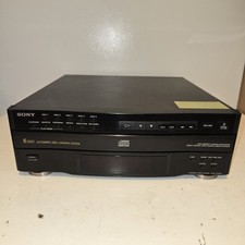 Sony CDP-C322m Five Disc Player Tested And Working