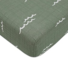 100 Organic Cotton Crib Sheet, GOTS-Certified, Fitted 360 , Ultra-Soft and B...