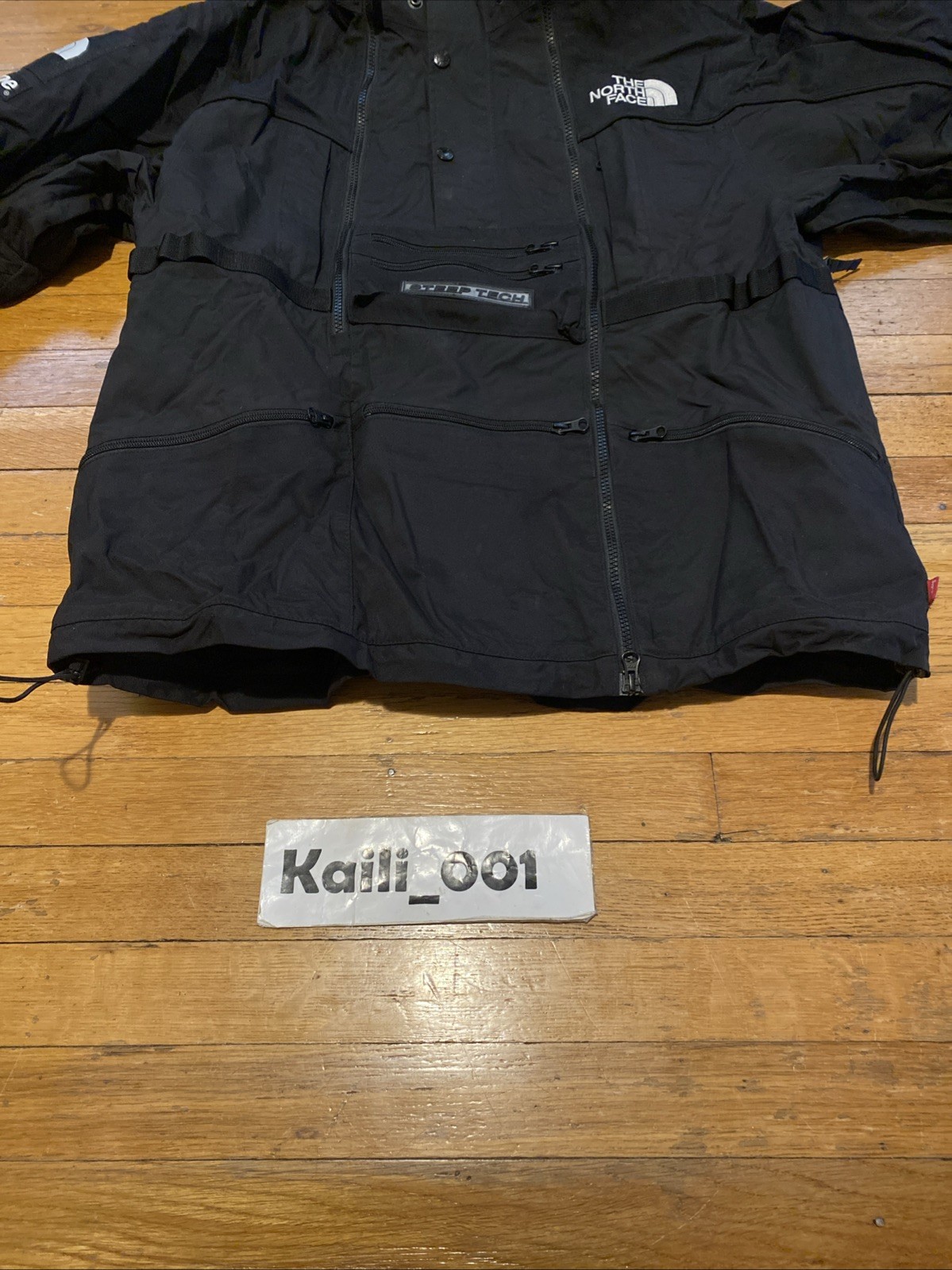 Used Supreme The North Face Steep Tech Jacket Size Large SS16 Hooded Black C image 2
