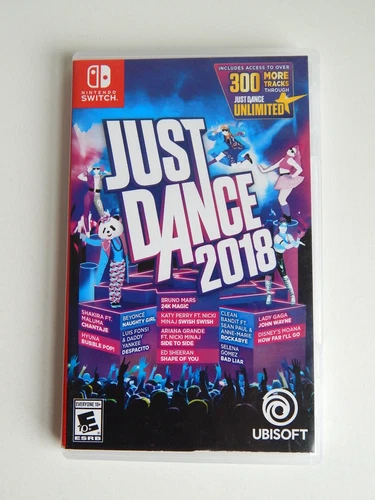 Just Dance 2018 Game in Case! Nintendo Switch!