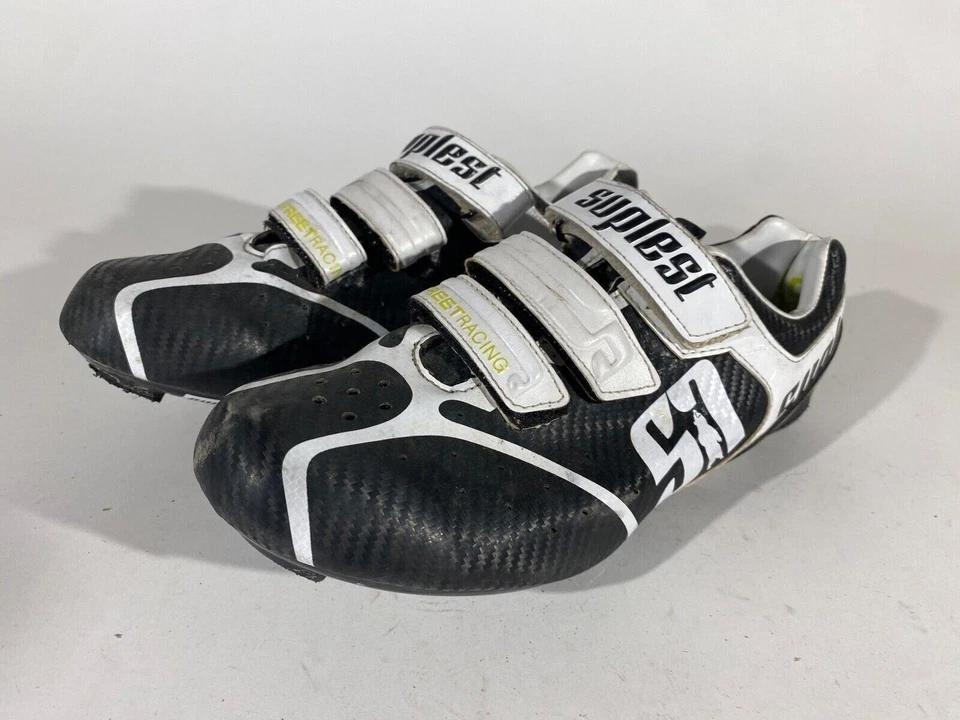 Sapatos de ciclismo de estrada SUPLEST carbono tamanho 3 parafusos UE42.5 US9.5 Mondo 270 CS10 - Imagem 2 de 4