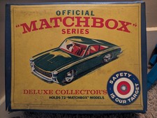 VINTAGE Official "Matchbox" Series Deluxe Collector s Case Holds 72 Cars 1968