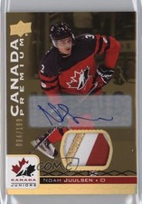 2017 Upper Deck Team Canada Juniors Premium Materials /199 Noah Juulsen Auto 2js