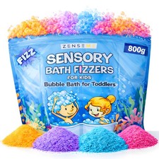 Bubble Bath for Toddlers 1-3 - Colorful Bath Fizzies Powder   4 Bubble Fizzin...