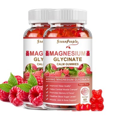 Magnesium Glycinate Gummies - Magnesium Supplements - Highest Potency 120 Gummie