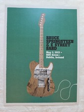 Bruce Springsteen & E Street Band May 5 2023, Dublin Ireland World Tour Poster