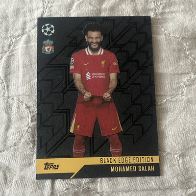 Topps Mohamed Salah Black Edge Edition BE9 2023/24 Liverpool UCL Trading Card