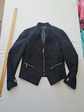 Ladies Jacket C+ Size L Black Zip Pockets 30908